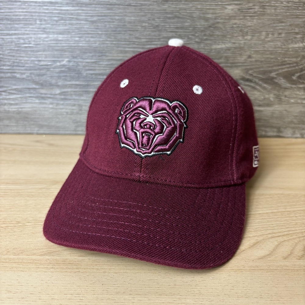 The Game Missouri State Bears Hat Cap Strap Back Youth Maroon White NCAA Cap